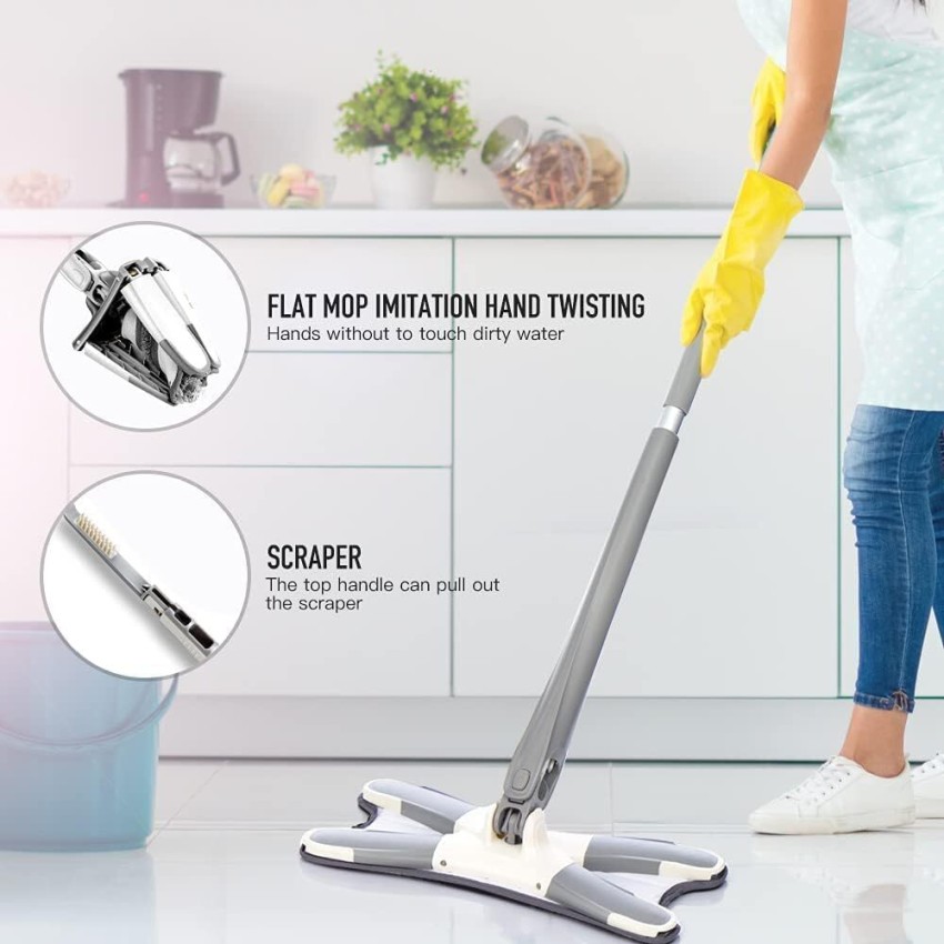 Floor Squeegee Mop, Widen Wet Room Floor Squeegee, Quick Drying Water Broom  Squeegee Floor Scrubber for Water Scraping, Dusting, Stain Removing, Window  Scraping (H)