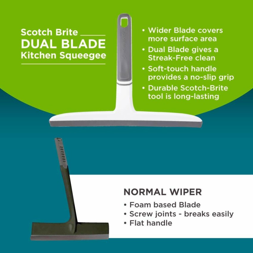 Scotch-Brite Dual Blade Kit Squeegee wiper Kitchen Wiper Price in
