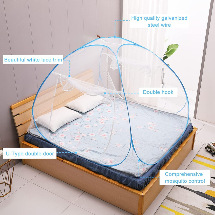 Privine Polyester Adults Washable DOUBLE QUEEN KING BED MOSQUITO