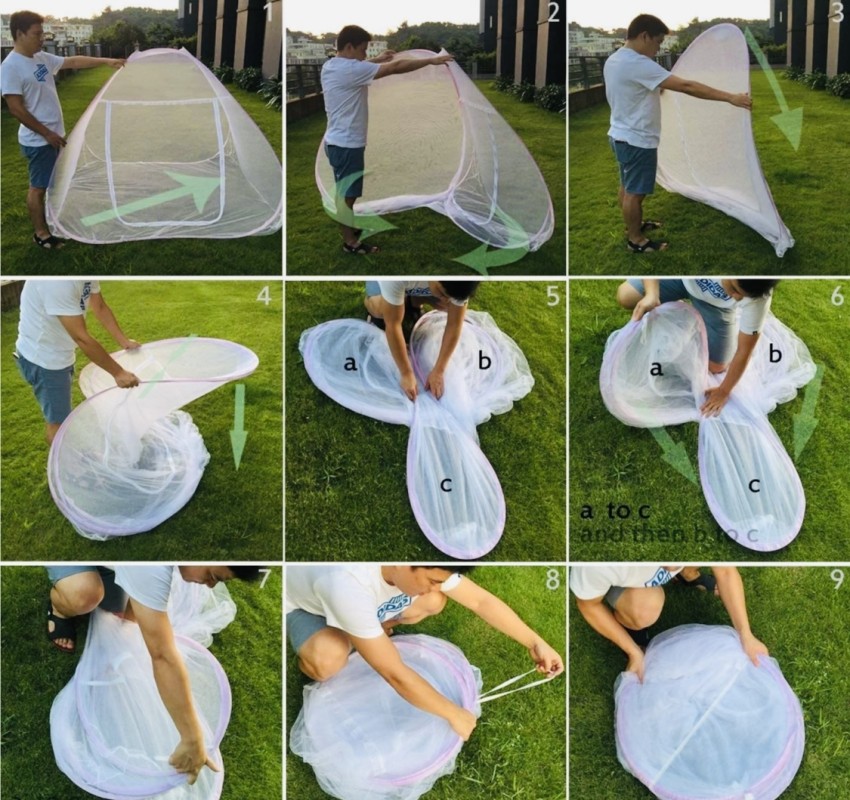 MosquitoNet Polyester Adults Washable Perfect Mosquito Net