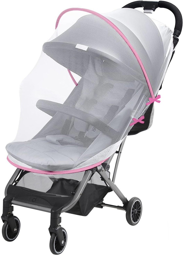 Oriley Polyester Infants Washable Baby Stroller Mosquito Net with