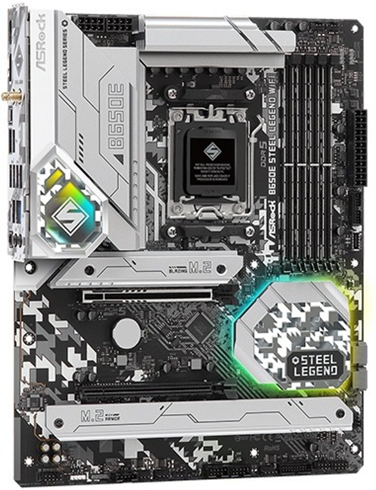 ASRock B650E Steel Legend WiFi AM5Socket ATX AMD B650 Chipset DDR5 