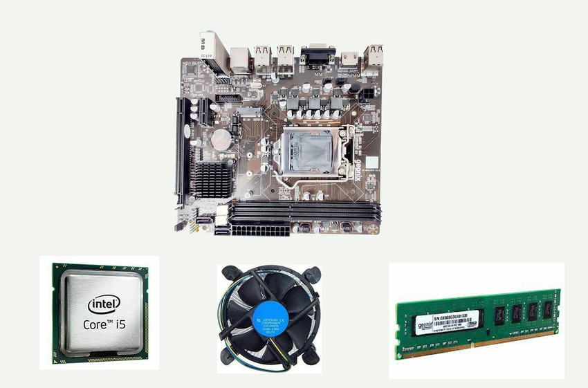 GEONIX H 61 MOTHERBOARD COMBO WITH CORE I5 2ND GEN PROCESSOR CPU FAN 4GB DDR3 RAM Motherboard GEONIX Flipkart