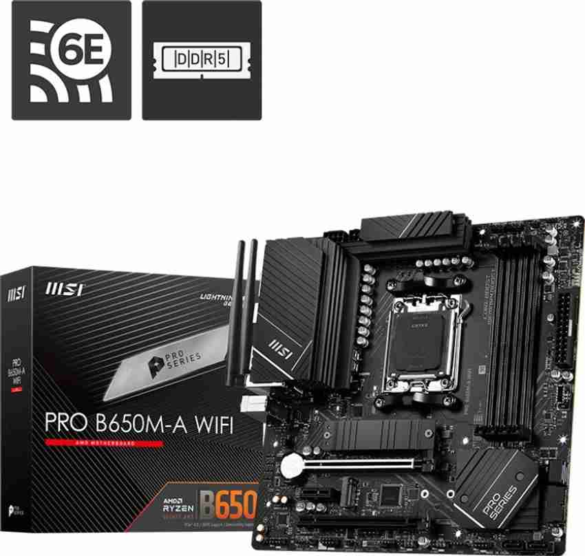 MSI PRO B650M-A WIFI Motherboard - MSI : Flipkart.com