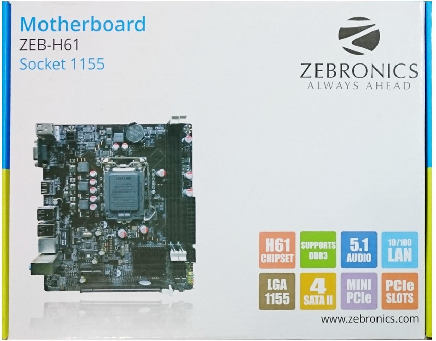 Zebronics h61 motherboard supported graphics card best sale