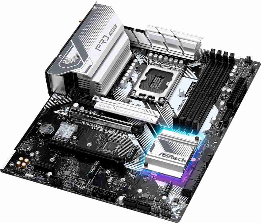 ASRock Z790 Pro RS WiFi LGA 1700Socket ATX Intel Z790 Chipset DDR5 