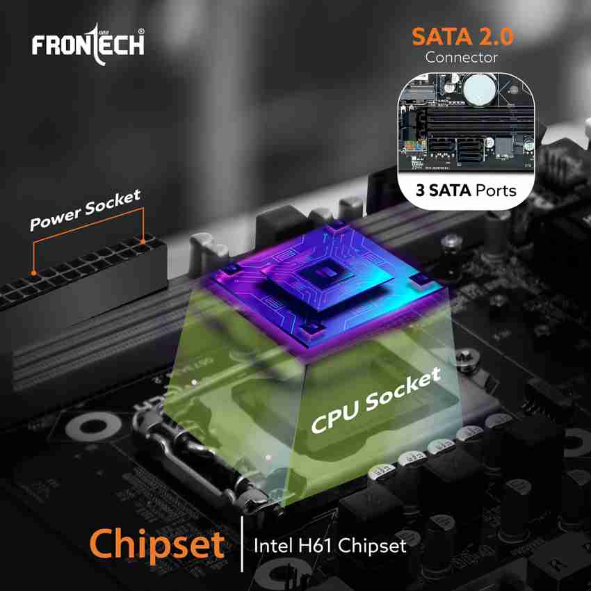 Frontech H61 1155 Core i7 i5 i3 Series Motherboard Frontech Flipkart