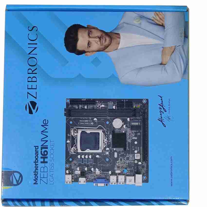 H61 on sale motherboard zebronics