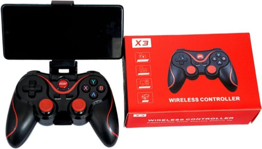 X3 Mobile wireless Bluetooth Game controller with bracket support