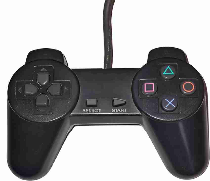 Hgworld Playstation Dualshock 2 Plain Without Analog Wired Controller for Ps2 Gamepad Motion Controller