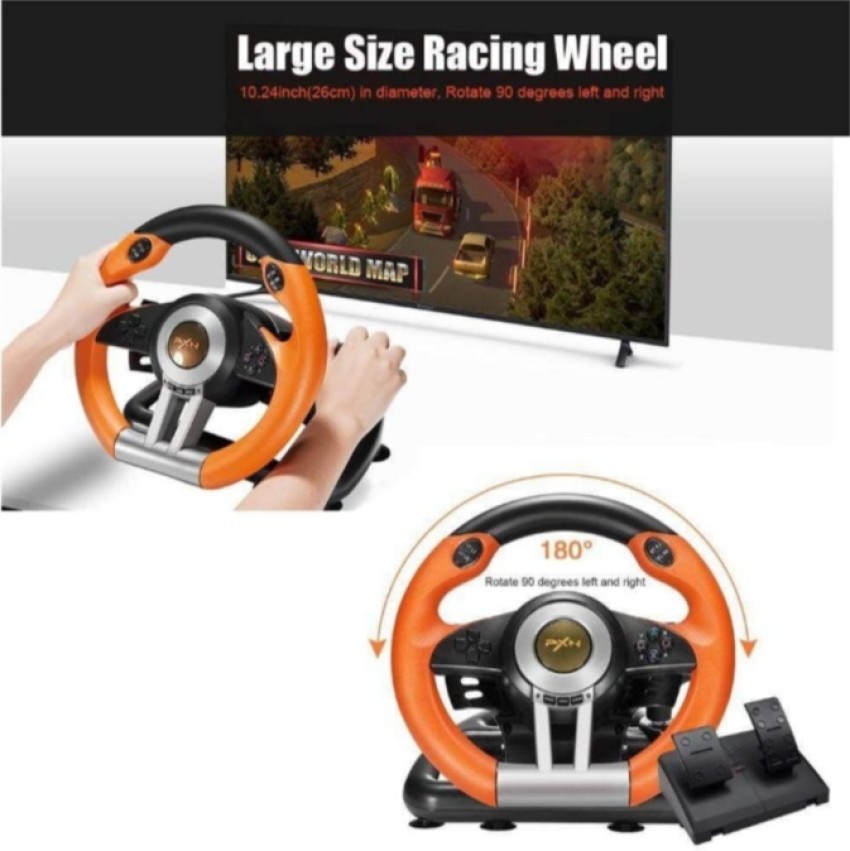 GENTLEMOB Latest Game steering wheel V3II Racing Game steering