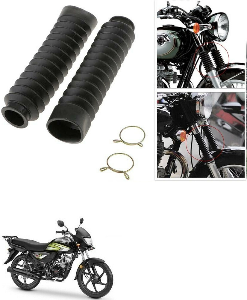 SRPHERE Motorcycle Front Fork Cover Shock Protector Dust Guard For Hero CD 110 Dream Motorcycle Fork Cover Price in India Buy SRPHERE Motorcycle Front Fork Cover Shock Protector Dust Guard For