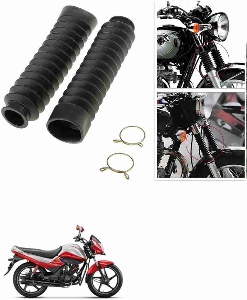 SRPHERE Motorcycle Front Fork Cover Shock Protector Dust Guard For Hero Splendor I Smart Motorcycle Fork Cover Price in India Buy SRPHERE Motorcycle Front Fork Cover Shock Protector Dust Guard For
