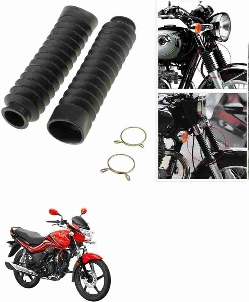 SRPHERE Motorcycle Front Fork Cover Shock Protector Dust Guard For Hero Passion Xpro Motorcycle Fork Cover Price in India Buy SRPHERE Motorcycle Front Fork Cover Shock Protector Dust Guard For Hero