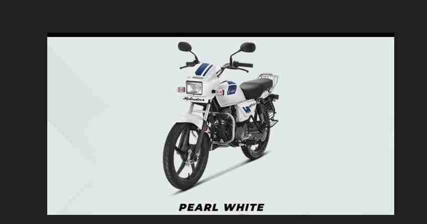 Splendor plus sales white colour modified