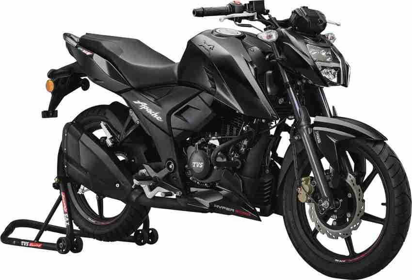 Matte Black Bajaj Rtr 160 4v Apache Black 160 TVS Apache RTR 160