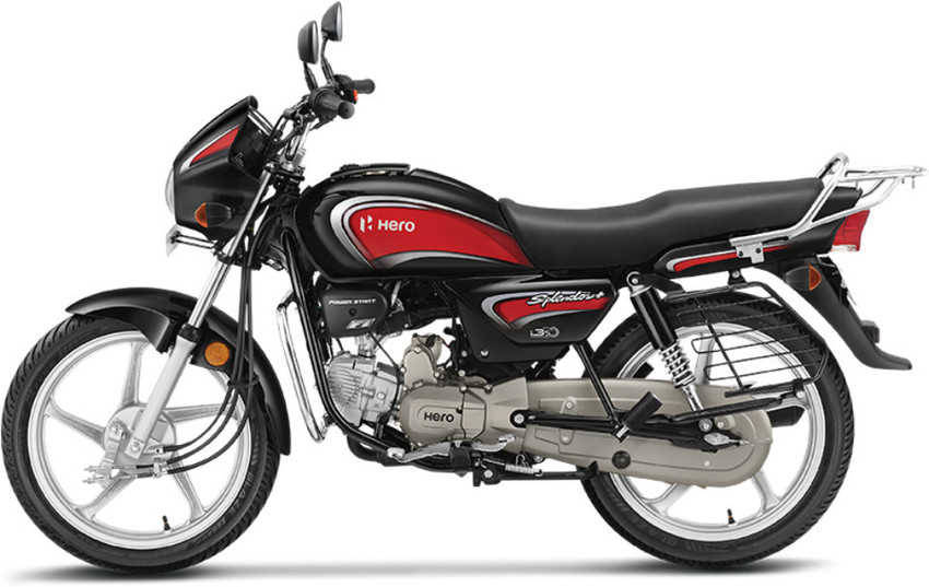 Hero splendor plus bs6 black price store