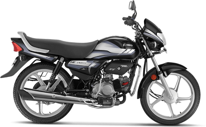 Hero hf deluxe bs6 black 2025