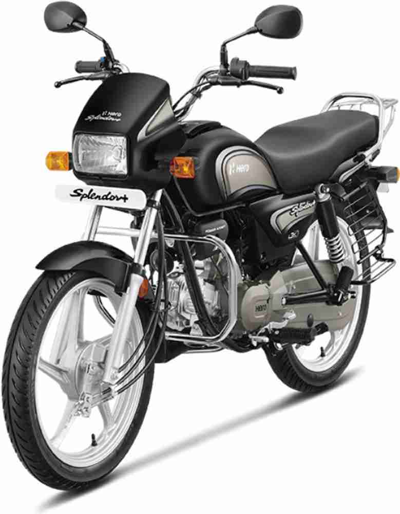 Hero splendor plus i3s bs6 black colour best sale