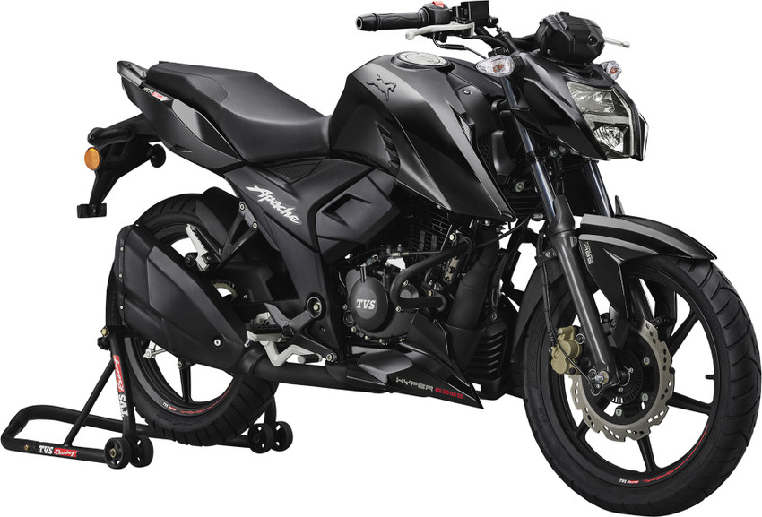 Tvs apache black on sale