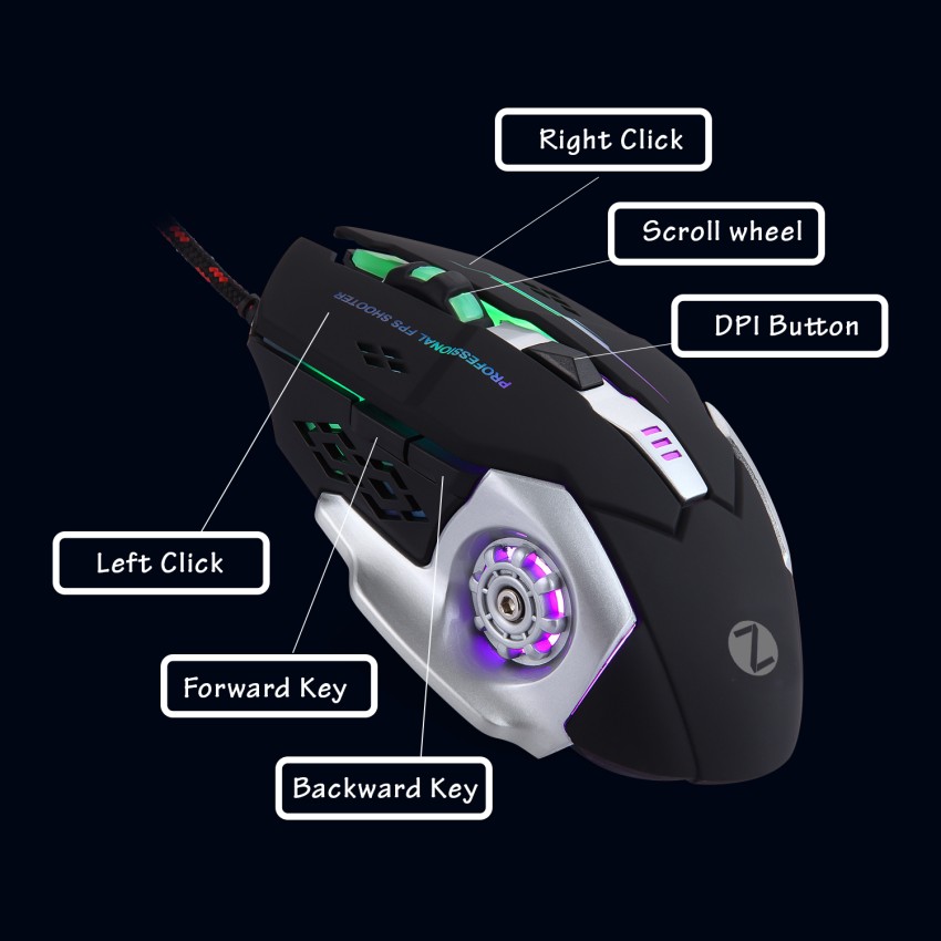 Zoook Bomber Wired Optical Gaming Mouse