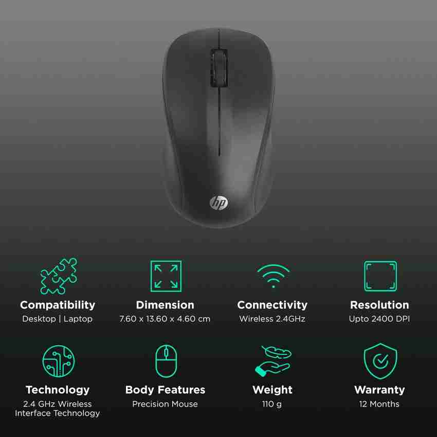 Hp s500 wireless outlet mouse