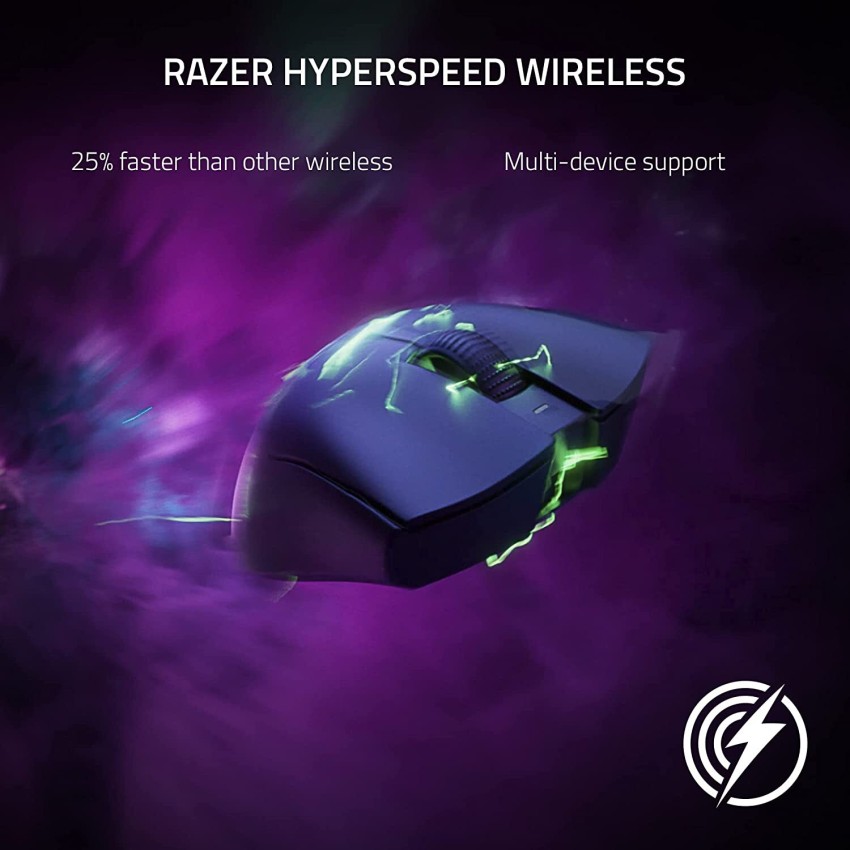 Razer Basilisk V3 Pro Wireless Gaming Mouse, HyperScroll Tilt Wheel,  2.4Ghz, Bluetooth, RGB, Black