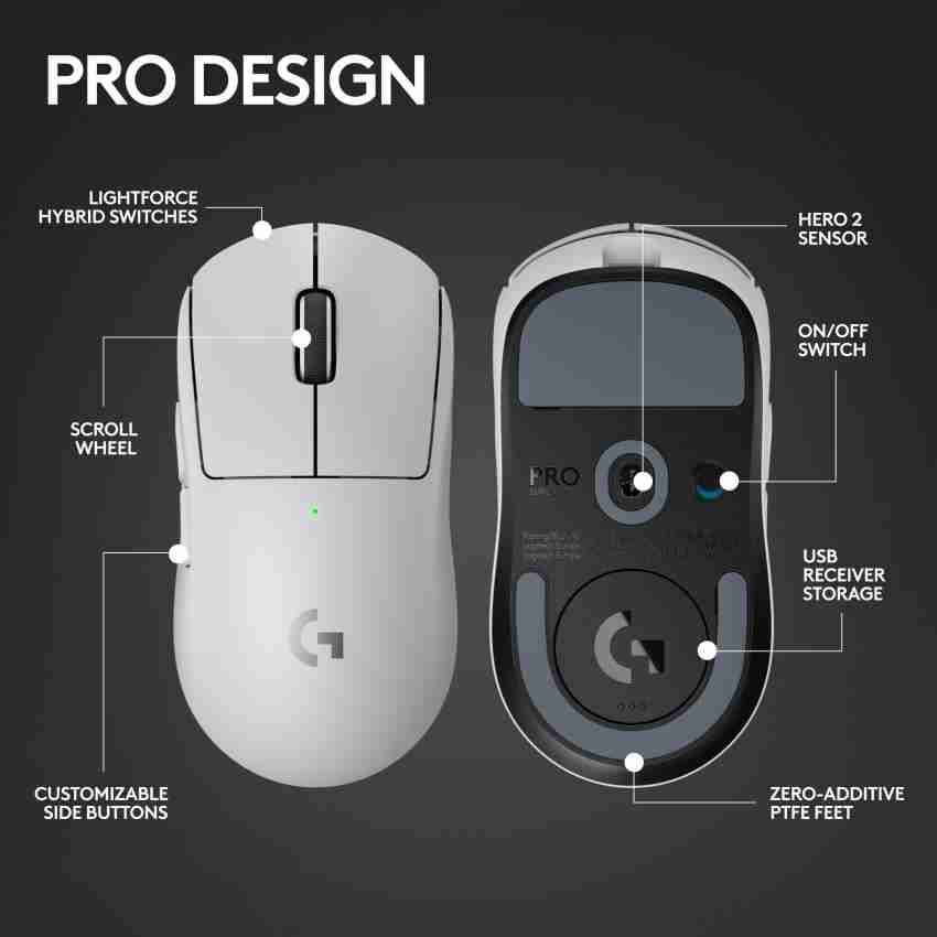 Logitech G Pro X Superlight 2 Wireless Optical Gaming Mouse