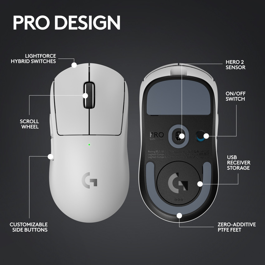 Logitech G Pro X Superlight 2 Wireless Optical Gaming Mouse - Logitech : Flipkart.com Logitech G Pro X Superlight 2 Wireless Optical Gaming Mouse - Logitech : Flipkart.com