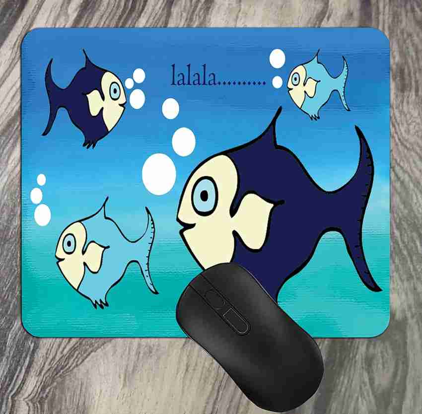 CREATIVE DONS Fish Computer Laptop Accessories Non-Slip Mouse Pad
