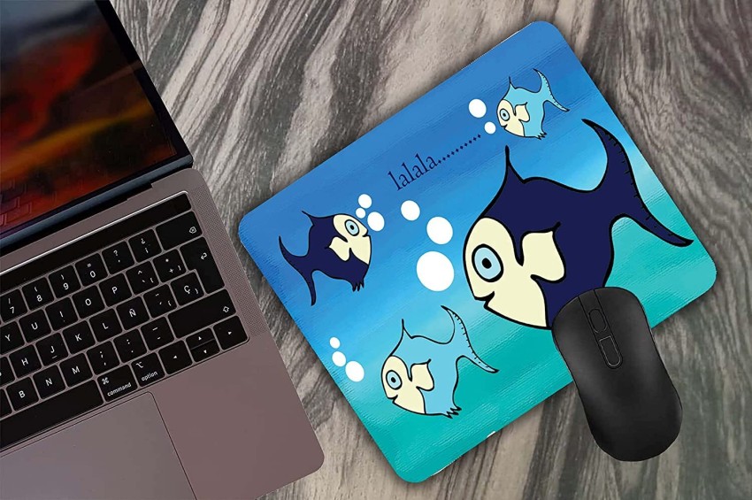 CREATIVE DONS Fish Computer Laptop Accessories Non-Slip Mouse Pad