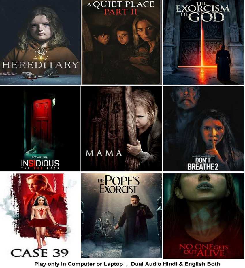Hereditary A Quiet Place 2 The Exorcism of God Insidious The Red Door MAMA Don t Breathe 2 Case 39 The Pope s Exorcist No One