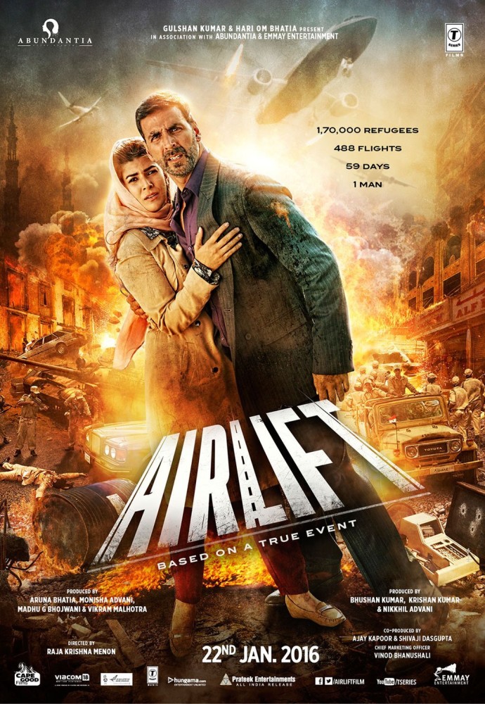 AIRLIFT HD PRINT HINDI BOLLYWOOD MOVIE Price in India Buy