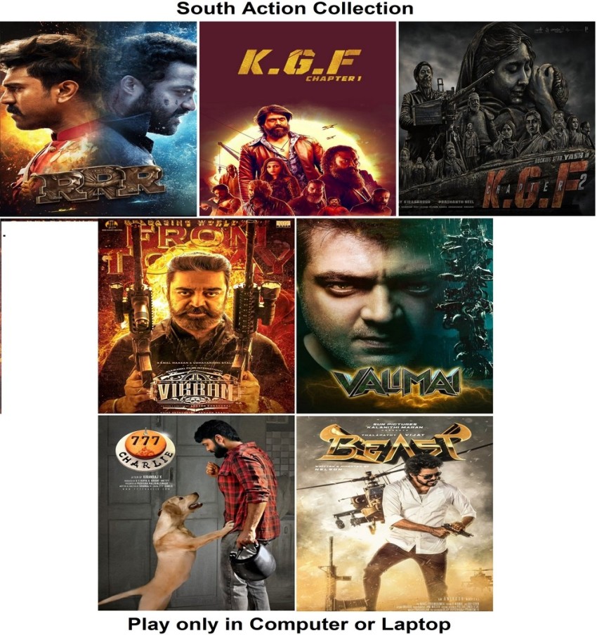 RRR KGF 1 2 Valimai Vikram 777 Charlie Beast 7 Movies