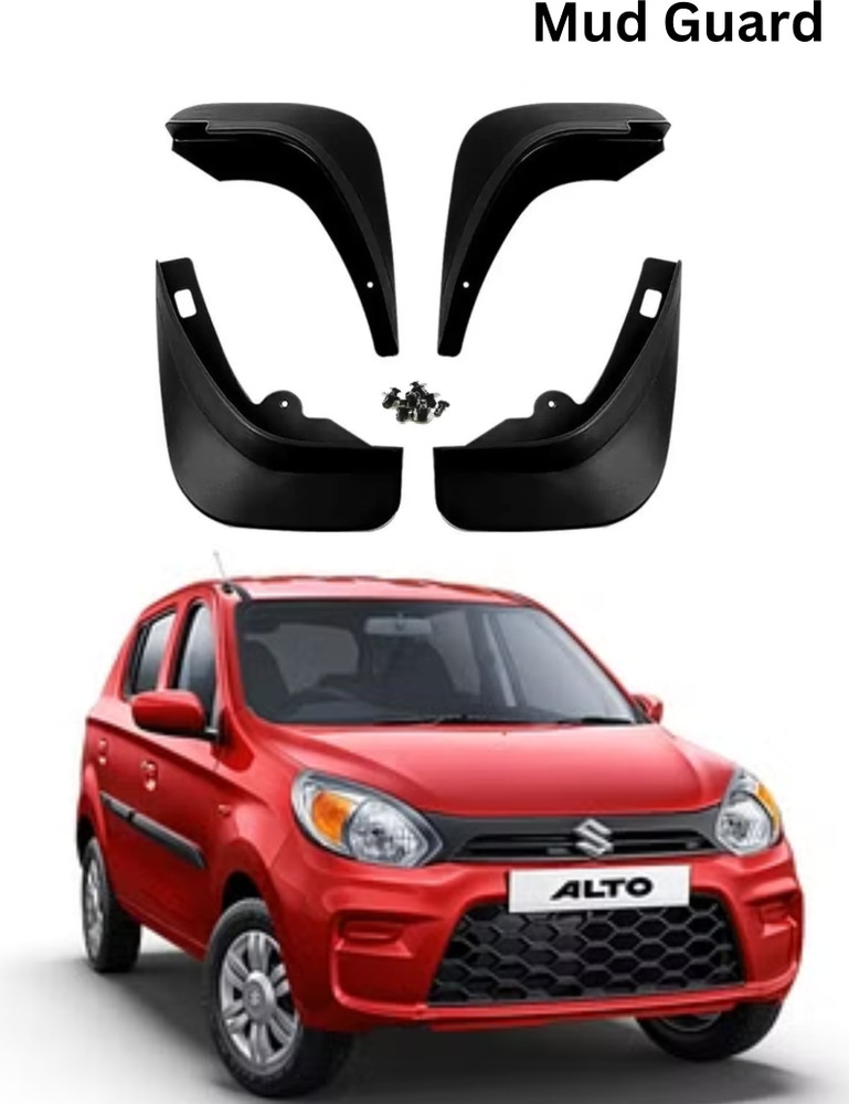 SJE Front Mud Guard Rear Mud Guard For Maruti Alto 800 LXI Opt S