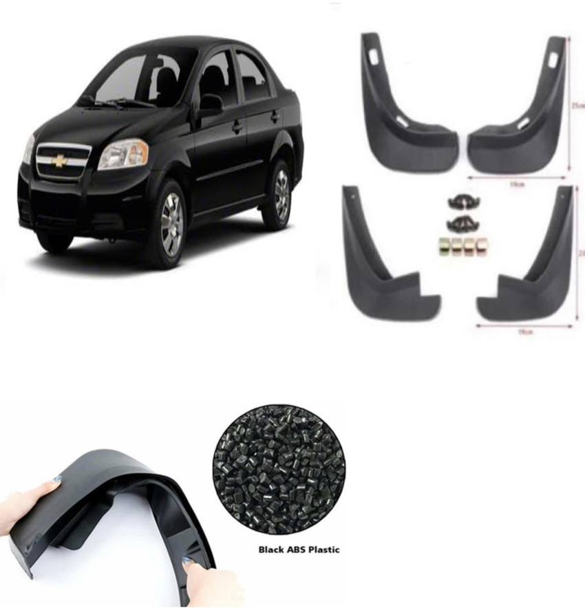 guruji system Front Mud Guard Rear Mud Guard For Chevrolet Aveo