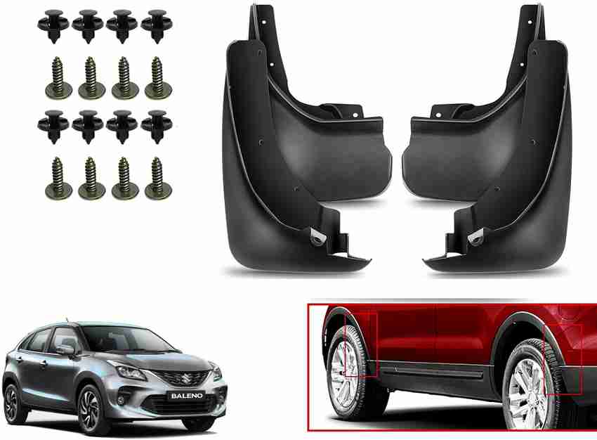 AUTO PEARL Front Mud Guard Rear Mud Guard For Maruti Baleno Delta