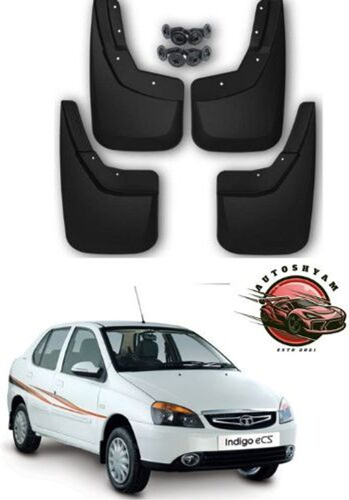 AUTOSHYAM Rear Mud Guard Front Mud Guard For Tata Indigo
