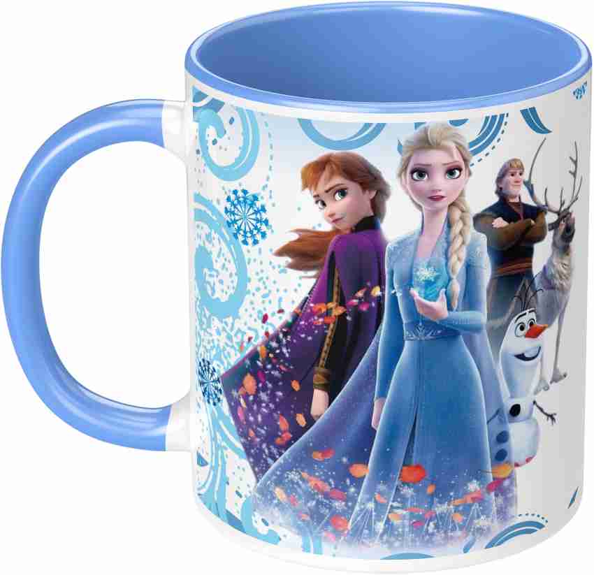 NH10 DESIGNS Frozen Printed Cartoon Coffee Cup For Kids Girls Boys