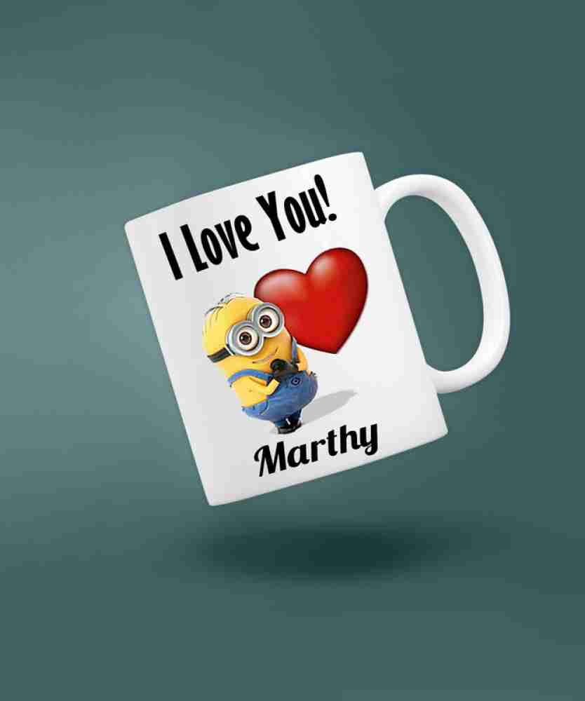 badri creations I Love You Marthy Super White Coffee Ceramic Coffee Mug  Price in India - Buy badri creations I Love You Marthy Super White Coffee  Ceramic Coffee Mug online at Flipkart.com