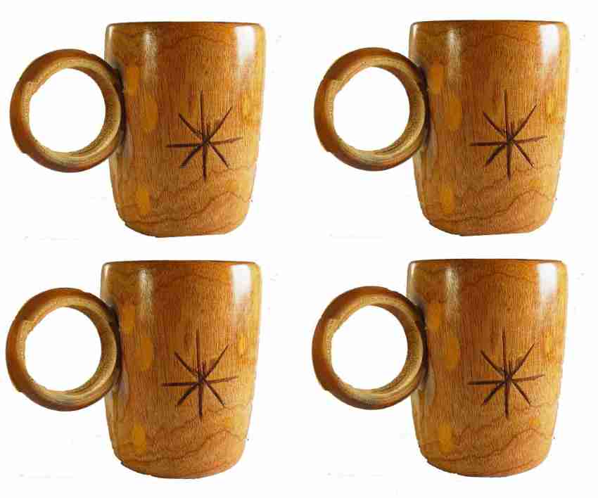 S.I Creation Wooden and Steel Handmade Coffee / Tea /Juice Cup for home and  Office Wood Coffee Mug Price in India - Buy S.I Creation Wooden and Steel  Handmade Coffee / Tea /