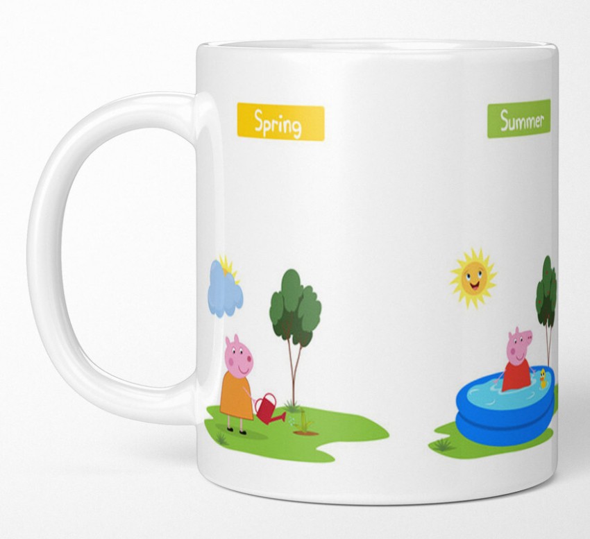 PrintingZone Compatible Print With Peppa Pig Cup For Birthday Gift