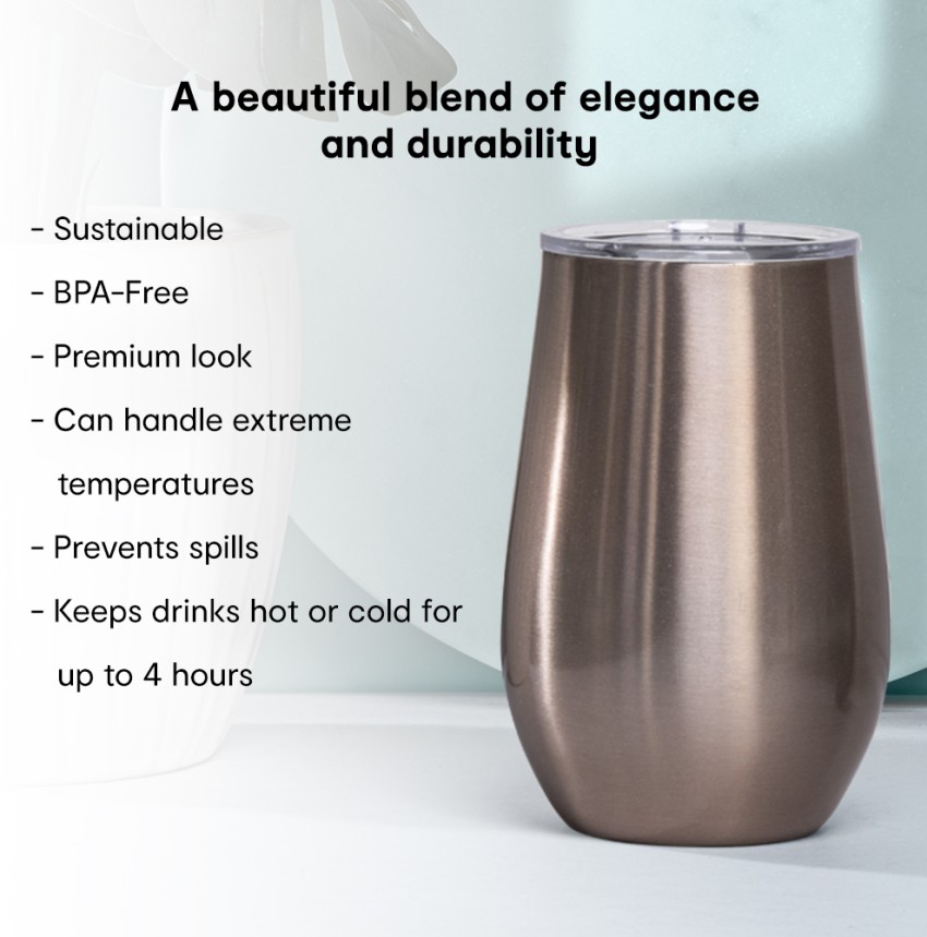 Anko 450 ML Insulated Travel Mug | BPA Free Leak Proof Flip Lid |Doubl