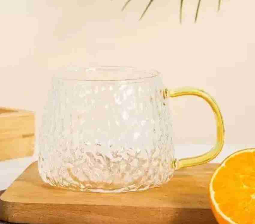 Buy Glass Tea Cup, Coffee Mugs with Handle-Royal tea cup (150ML) Online in  India – Skyborn