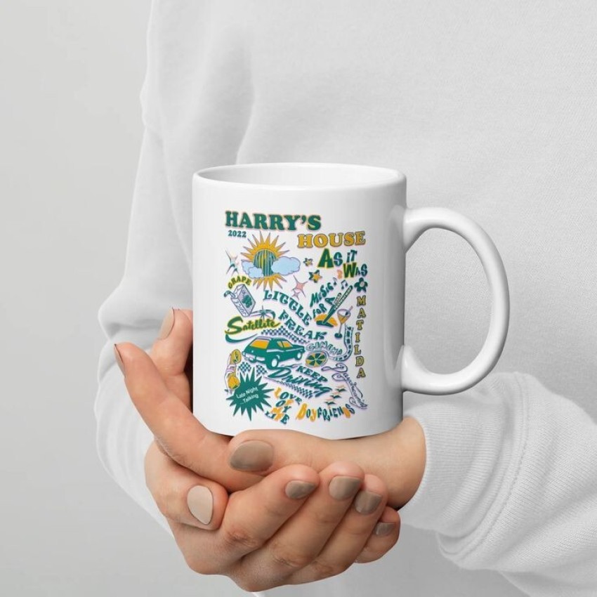 Harry Styles Merch Coffee Mug, Harrys House Cup, As it Was D