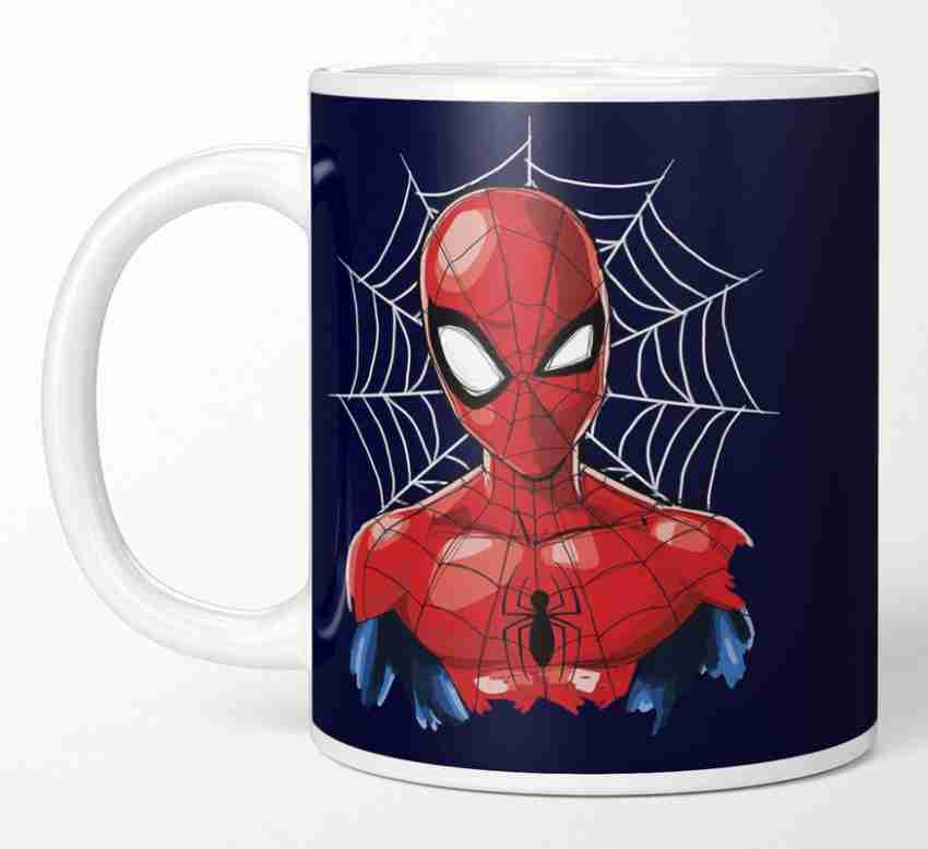 GOLDENCITY Spiderman Printed Cartoon Coffee Mug For Girls Boys Kids Friends  Spider Man Mug For Birthday