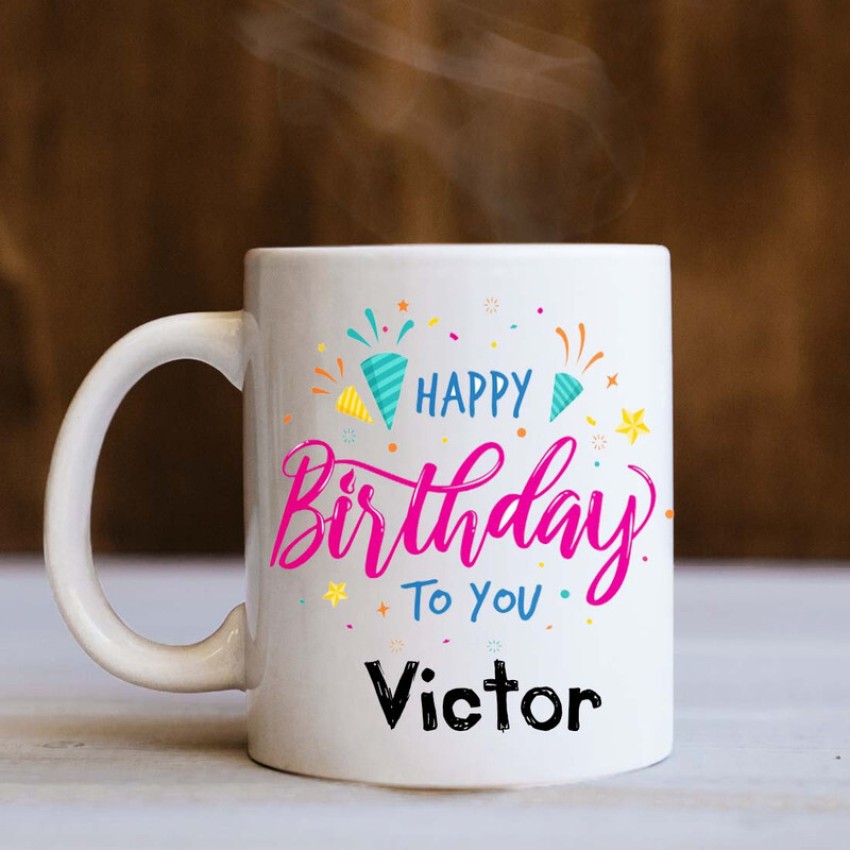 Love, Victor Logo White Mug