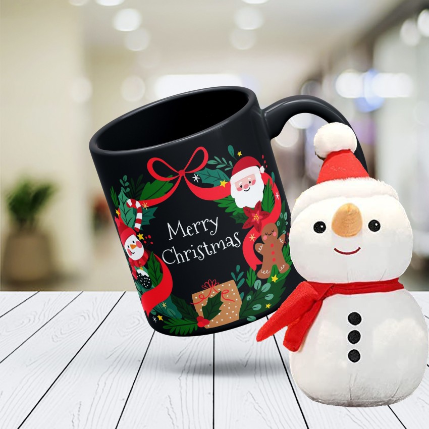 K-Kraft Reindeer Christmas Mug – 12oz – Ceramic – Gift Boxed – 4 Designs to Choose