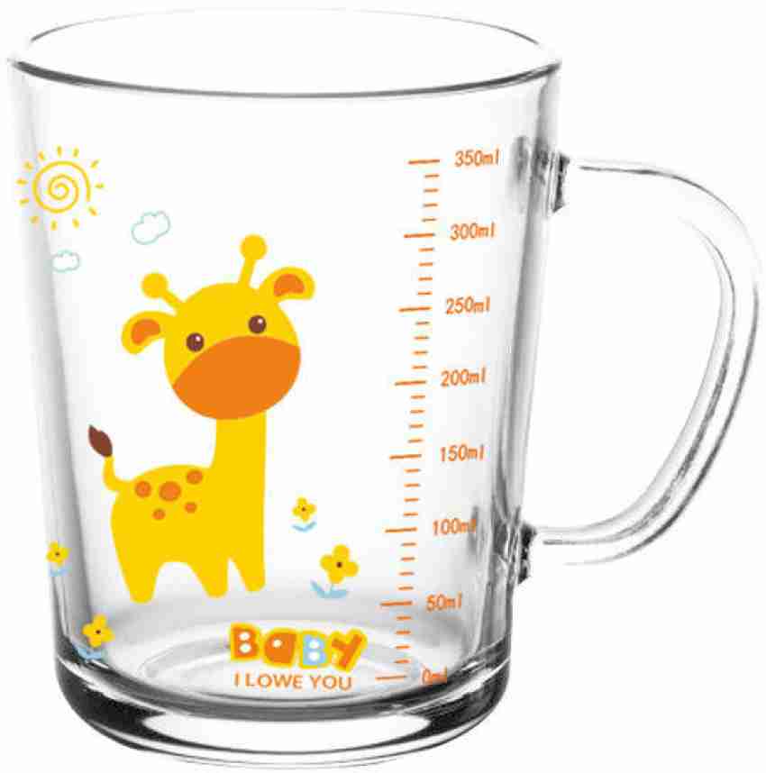 350ml Measuring Borosilicate Glass Cup - Everything But Coffee