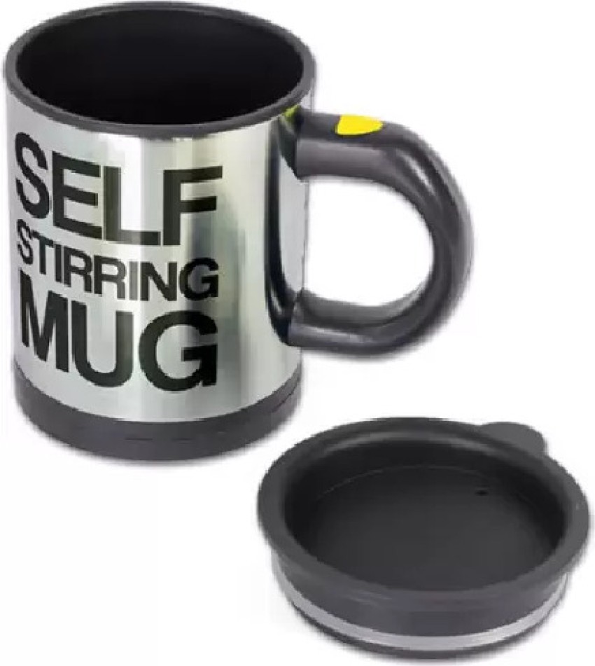 Self Stirring Coffee Mug Cup Plastic Automatic Self Mixing & Spinning Home  Office Travel Mixer Cup ( 380 Ml )